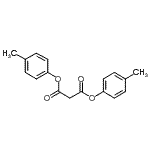 CAS#: 15014-23-0， Bis(4-Methylphenyl) Malonate