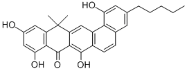 CAS#: 150151-88-5， 13,13-Dimethyl-3-Pentyl-1,7,9,11-Tetrahydroxybenzo(a)Naphthacen-8(13H)-One