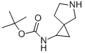 structure of CAS# 150516-43-1, 5-Azaspiro[2.4]Hept-1-Yl-Carbamic Acid 1,1-Dimethylethyl Ester;Carbamic Acid, 5-Azaspiro[2.4]Hept-1-Yl-, 1,1-Dimethylethyl Ester (9CI);(5-Azaspiro[2.4]Hept-1-Yl)Carbamic Acid Tert-Butyl Ester;Tert-Butyl 5-Azaspiro[2.4]Heptan-1-Ylcarbamate