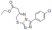 CAS#: 150536-08-6， Ethyl 2-[3-(4-Chlorophenyl)-7H-[1,2,4]Triazolo[3,4-b][1,3,4]Thiadiazin-6-Yl]Acetate