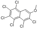 CAS#: 1506-15-6， 1,2,3,4,5,6-hexachloro-7-methoxy-naphthalene