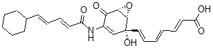 CAS#: 150829-93-9， (2E,4E,6E)-7-[(1S,2R,6R)-4-[[(2E,4E)-5-Cyclohexylpenta-2,4-Dienoyl]Amino]-2-Hydroxy-5-Oxo-7-Oxabicyclo[4.1.0]Hept-3-En-2-Yl]Hepta-2,4,6-Trienoic Acid