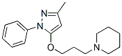 CAS#: 15089-61-9， 1-[3-[(3-Methyl-1-Phenyl-1H-Pyrazol-5-Yl)Oxy]Propyl]Piperidine
