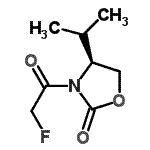 CAS#: 150895-71-9， (4S)-3-(Fluoroacetyl)-4-Isopropyl-1,3-Oxazolidin-2-One