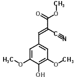 CAS#: 150973-64-1， Methyl (2E)-2-Cyano-3-(4-Hydroxy-3,5-Dimethoxyphenyl)Acrylate