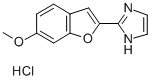 CAS 登录号:150985-46-9, 2-(6-甲氧基-1-苯并呋喃-2-基)-1H-咪唑盐酸盐
