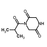 CAS#: 151079-68-4， 1-Isobutyryl-2,5-Piperazinedione
