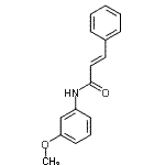 CAS#: 15116-41-3， (2E)-N-(3-Methoxyphenyl)-3-Phenylacrylamide