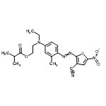 CAS#: 151285-26-6， 2-[{4-[(3-Cyano-5-Nitro-2-Thienyl)Diazenyl]-3-Methylphenyl}(Ethyl)Amino]Ethyl 2-Methylpropanoate