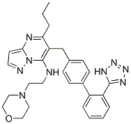 CAS#: 151327-04-7， N-(2-Morpholin-4-Ylethyl)-5-Propyl-6-[[4-[2-(2H-Tetrazol-5-Yl)Phenyl]Phenyl]Methyl]Pyrazolo[5,1-b]Pyrimidin-7-Amine