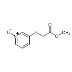 CAS#: 151373-12-5， Methyl [(1-Oxido-3-Pyridinyl)Sulfanyl]Acetate