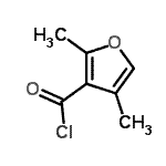 CAS#: 15139-39-6， 2,4-Dimethyl-3-Furoyl Chloride