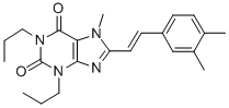 CAS#: 151539-30-9， 8-[(E)-2-(3,4-Dimethylphenyl)Ethenyl]-7-Methyl-1,3-Dipropylpurine-2,6-Dione