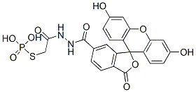 CAS#: 151890-75-4， [2-[2-(3',6'-Dihydroxy-1-Oxospiro[2-Benzofuran-3,9'-Xanthene]-5-Carbonyl)Hydrazinyl]-2-Oxoethyl]Sulfanylphosphonic Acid