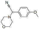 structure of CAS# 15190-13-3, alpha-(4-Methoxyphenyl)Morpholine-4-Acetonitrile;2-(4-Methoxyphenyl)-2-Morpholino-Acetonitrile;2-(4-Methoxyphenyl)-2-Morpholinoacetonitrile;2-(4-Methoxyphenyl)-2-Morpholin-4-Yl-Ethanenitrile