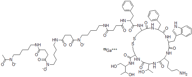CAS#: 151956-24-0， Desferrioxamine beta-Succinyl-Phenylalanine(1)-Octreotide