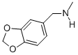 structure of CAS# 15205-27-3, N-(1,3-Benzodioxol-5-Ylmethyl)-N-Methylamine;1,3-Benzodioxol-5-Ylmethyl-Methyl-Ammonium;1,3-Benzodioxol-5-Ylmethyl-Methylammonium;1,3-Benzodioxol-5-Ylmethyl-Methyl-Azanium