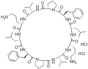 CAS#: 15207-30-4， Gramicidin S Hydrochloride