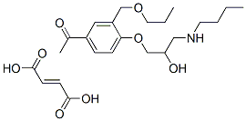 CAS#: 152271-00-6， 1-[4-(3-Butylamino-2-Hydroxypropoxy)-3-(Propoxymethyl)Phenyl]Ethanone maleate (2:1)