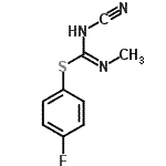 CAS#: 152382-48-4， 4-Fluorophenyl N-Cyano-N'-Methylcarbamimidothioate