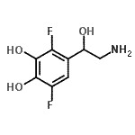 CAS#: 152434-77-0， 4-(2-Amino-1-Hydroxyethyl)-3,6-Difluoro-1,2-Benzenediol