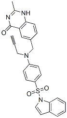 CAS#: 152503-91-8， 6-[[(4-Indol-1-Ylsulfonylphenyl)-Prop-2-Ynylamino]Methyl]-2-Methyl-1H-Quinazolin-4-One