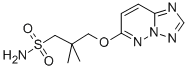 CAS#: 152537-14-9， 2,2-Dimethyl-3-([1,2,4]Triazolo[5,1-f]Pyridazin-6-Yloxy)Propane-1-Sulfonamide