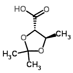 CAS#: 152786-08-8， (4S,5R)-2,2,5-Trimethyl-1,3-Dioxolane-4-Carboxylic Acid