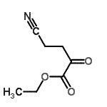 structure of CAS# 152831-97-5, Ethyl 4-Cyano-2-Oxobutanoate;Ethyl 4-cyano-2-oxobutyrate;MFCD01319626