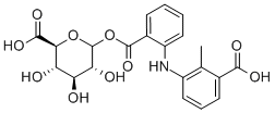 CAS#: 152832-30-9， (2S,3S,4S,5R,6S)-6-[2-[(3-Carboxy-2-Methylphenyl)Amino]Benzoyl]Oxy-3,4,5-Trihydroxyoxane-2-Carboxylic Acid