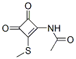 CAS#: 152836-82-3， N-[2-(Methylthio)-3,4-Dioxo-1-Cyclobuten-1-Yl]-Acetamide