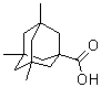 structure of CAS# 15291-66-4, 3,5,7-Trimethyl-1-Adamantanecarboxylic Acid;3,5,7-TRIMETHYLADAMANTANE-1-CARBOXYLICACID;3,5,8-trimethyladamantanecarboxylic acid;MFCD00187581