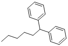 structure of CAS# 1530-04-7, 1,1'-Hexylidenebis-Benzene;Sbb008725;Benzene, 1,1'-Hexylidenebis-;1,1-Diphenylhexane