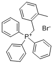 structure of CAS# 1530-36-5, [(2-Methylphenyl)Methyl]Triphenyl-Phosphonium Bromide (1:1);O-Tolylmethyl-Triphenyl-Phosphonium Bromide;O-Tolylmethyl-Triphenylphosphonium Bromide;(2-Methylbenzyl)-Triphenyl-Phosphonium Bromide