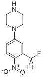 结构式 CAS# 153204-82-1, 1-[4-硝基-3-(三氟甲基)苯基]-哌嗪