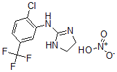 CAS#: 15327-38-5， N-(2-Chloro-5-(trifluoromethyl)phenyl)-4,5-dihydro-1H-imidazol-2-amine mononitrate