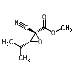CAS#: 153431-54-0， Methyl (2R,3R)-2-Cyano-3-Isopropyl-2-Oxiranecarboxylate