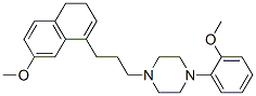 CAS#: 153526-61-5， 1-[3-(7-Methoxy-3,4-Dihydronaphthalen-1-Yl)Propyl]-4-(2-Methoxyphenyl)Piperazine