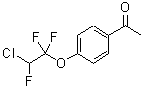 CAS#: 1536-63-6， 1-[4-(2-Chloro-1,1,2-Trifluoroethoxy)Phenyl]Ethanone