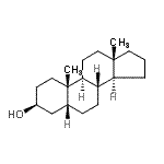 CAS 登录号：15360-52-8， (3beta,5beta)-雄甾烷-3-醇