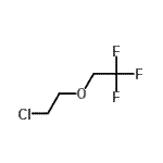 structure of CAS# 1537-70-8, 2-(2-Chloroethoxy)-1,1,1-Trifluoro-Ethane;2-(2-Chlo<wbr>roethoxy)<wbr>-1,1,1-tr<wbr>ifluoroet<wbr>hane; 2-C<wbr>hloroethy<wbr>l 2,2,2-t<wbr>rifluoroe<wbr>thyl ether;2-(2-Chlo<wbr>roethoxy)<wbr>-1,1,1-tr<wbr>ifluoroet<wbr>hane; 2-C<wbr>hloroethy<wbr>l 2,2,2-t<wbr>rifluoroe<wbr>thyl ethe<wbr>r.;2-chloro-1-(2,2,2-trifluoroethoxy)ethane