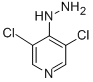 structure of CAS# 153708-69-1, 1-(3,5-Dichloropyridin-4-Yl)Hydrazine;Pyridine,3,5-Dichloro-4-Hydrazino-(9CI);1-(3,5-Dichloropyridin-4-Yl)Hydrazine;1-(3,5-DICHLORO-4-PYRIDYL)HYDRAZINE