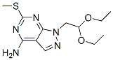 CAS#: 153901-71-4， 1-(2,2-Diethoxyethyl)-6-Methylsulfanylpyrazolo[4,5-e]Pyrimidin-4-Amine