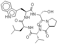 CAS#: 153982-38-8， Cyclo(L-Leucyl-L-Tryptophyl-D-Seryl-L-Prolyl-D-Valyl)
