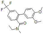 CAS#: 154025-04-4， 2-(3,4-Dimethoxyphenyl)-N-Ethyl-N-Methyl-4-(Trifluoromethyl)Benzamide