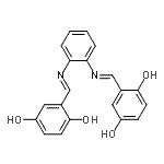 CAS#: 154198-33-1， 2,2'-{1,2-Phenylenebis[Nitrilo(E)Methylylidene]}Di(1,4-Benzenediol)