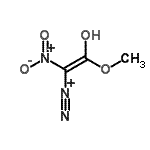 CAS 登录号：15431-30-8， (E)-2-羟基-2-甲氧基-1-硝基乙烯重氮