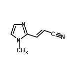 CAS#: 154312-83-1， (2E)-3-(1-Methyl-1H-Imidazol-2-Yl)Acrylonitrile