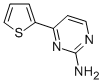 structure of CAS# 154321-60-5, 4-(2-Thienyl)-2-Pyrimidinamine;2-Amine-4-(Thiophen-2-Yl)-Pyrimidine;4-(THIOPHEN-2-YL)PYRIMIDIN-2-AMINE;2-Amino-4-(Thien-2-Yl)Pyrimidine
