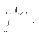 CAS 登录号：15445-34-8， 甲基L-赖氨酸酯盐酸盐(1:1)